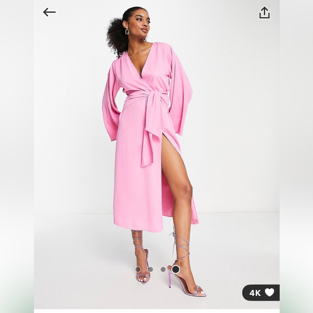 NWT - ASOS WRAP DRESS - Picture 2 of 4